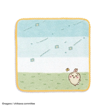 Japan ChiiKawa Wind Blows Series | ChiiKawa Hachiware Usagi Wind Blows Series Handkerchief - Kawaii Cute Item