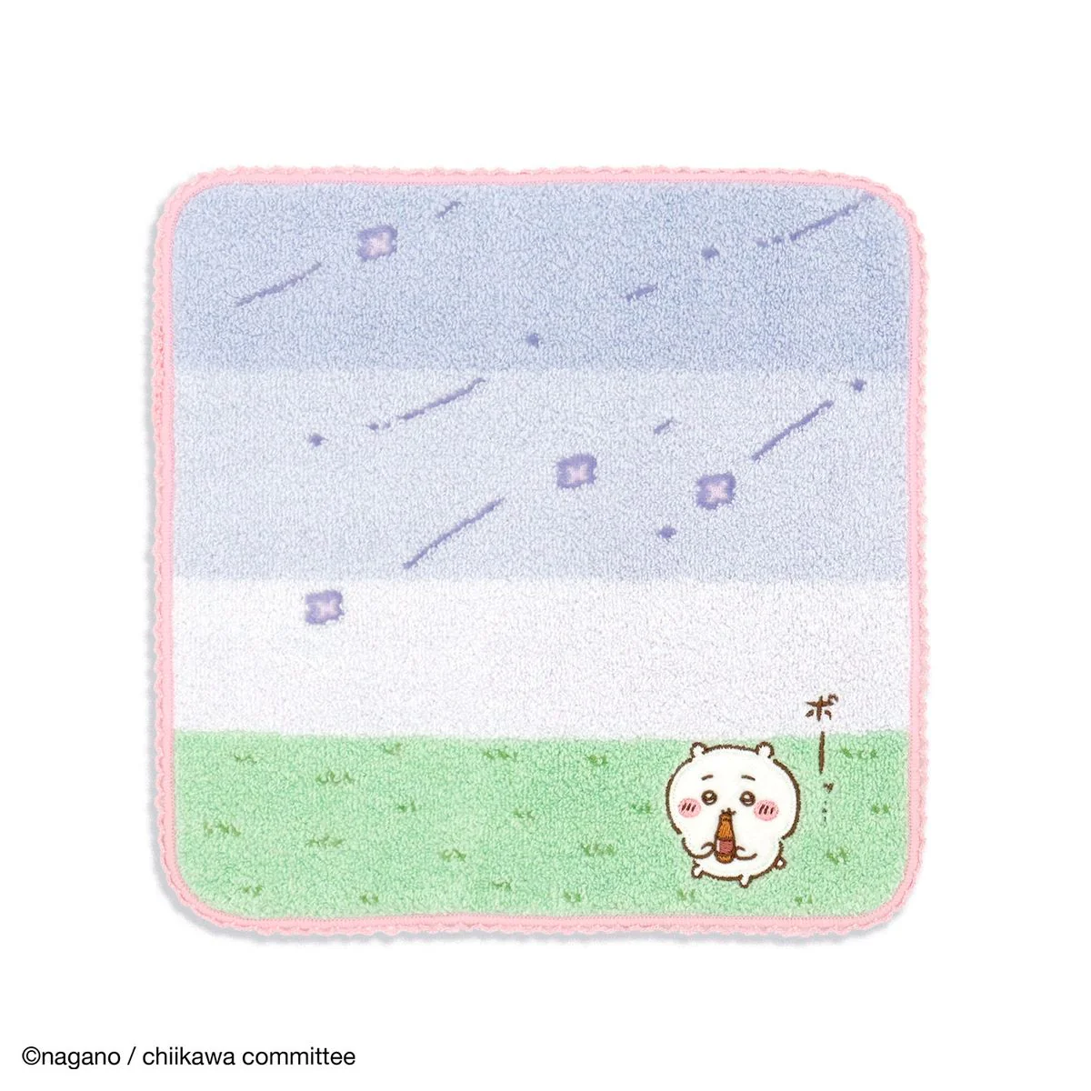 Japan ChiiKawa Wind Blows Series | ChiiKawa Hachiware Usagi Wind Blows Series Handkerchief - Kawaii Cute Item