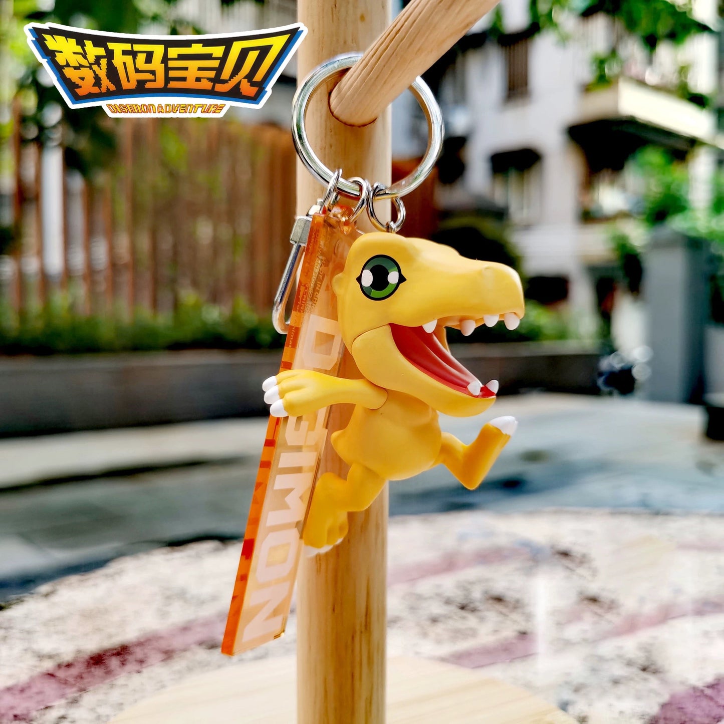 Digimon Adventure Digital Monster Keychain I Agumon Gabumon Gomamon Patamon Tailmon - Figures Toy Collections Bag Charm KawaiiGiftLand