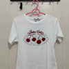 Korean Fashion Cute Fruits Style T-Shirt Series | Korea Girl Style Slim Cut Embroidery Cherry - Kawaii Fashion Items