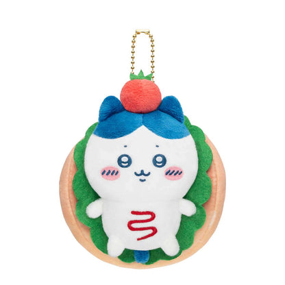 Japan ChiiKawa Bakery Series | ChiiKawa Hachiware Usagi Lay on Sandwich Plush Doll Keychain Kawaii items Room Decoration doll