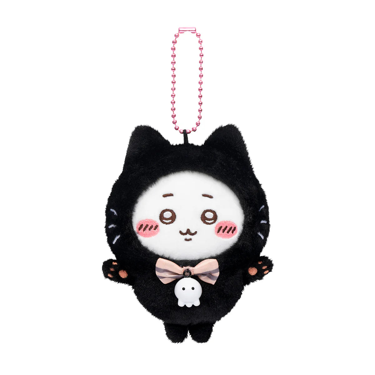 Japan ChiiKawa Halloween 2024 Series | ChiiKawa Hachiware Usagi Momonga Crab Black Cat and Pizza Plush Doll Keychain Kawaii items Room Decoration doll