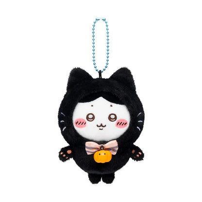 Japan ChiiKawa Halloween 2024 Series | ChiiKawa Hachiware Usagi Momonga Crab Black Cat and Pizza Plush Doll Keychain Kawaii items Room Decoration doll