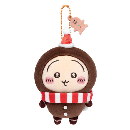 [Per-order] Japan ChiiKawa Christmas 2024 Series | ChiiKawa Hachiware Usagi Gingerbread Man Plush Doll Keychain Kawaii items Room Decoration doll