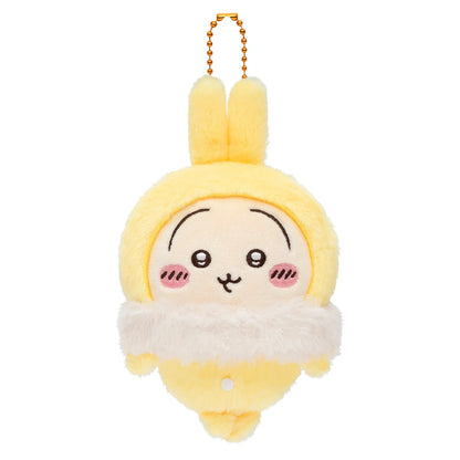 Japan ChiiKawa | ChiiKawa Hachiware Usagi Winter Furry Coat Plush Doll Keychain Kawaii items Room Decoration doll