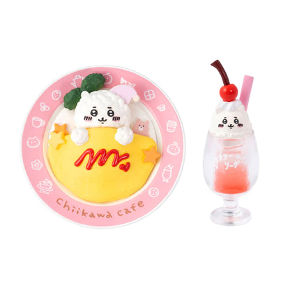 Japan Chiikawa Miniature Serise | Chiikawa Cafe Mini Figure Collection (8 types) 8Pack BOX - Kawaii Miniature World Doll Room - KawaiiGiftLand