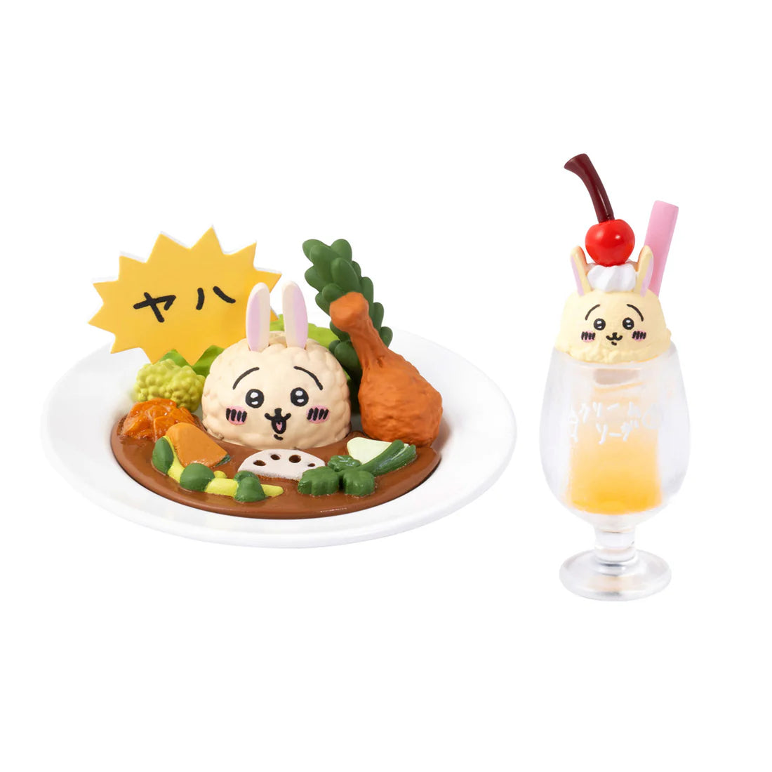 Japan Chiikawa Miniature Serise | Chiikawa Cafe Mini Figure Collection (8 types) 8Pack BOX - Kawaii Miniature World Doll Room - KawaiiGiftLand