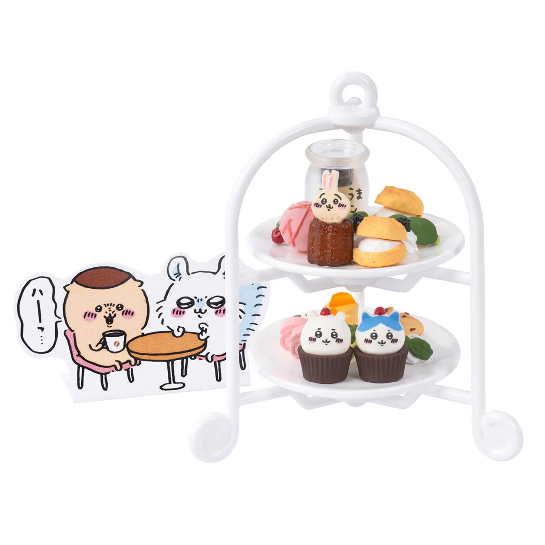 Japan Chiikawa Miniature Serise | Chiikawa Cafe Mini Figure Collection (8 types) 8Pack BOX - Kawaii Miniature World Doll Room - KawaiiGiftLand