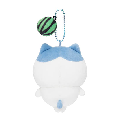 Japan ChiiKawa | ChiiKawa Hachiware Usagi Play Cutting Watermelon Plush Doll Keychain Kawaii items Room Decoration doll