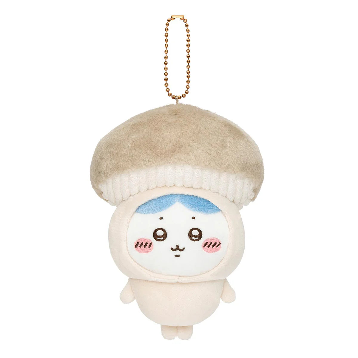 (Pre-Order) Japan ChiiKawa Autumn 2025 Series | ChiiKawa Hachiware Usagi in Mushroom Costume Plush Doll Keychain Kawaii items Room Decoration doll