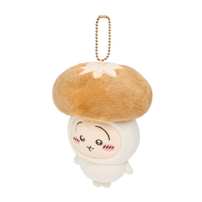 [Pre-Order] Japan ChiiKawa Autumn 2025 Series | ChiiKawa Hachiware Usagi in Mushroom Costume - Plush Doll Keychain Kawaii items Room Decoration doll KawaiiGiftLand