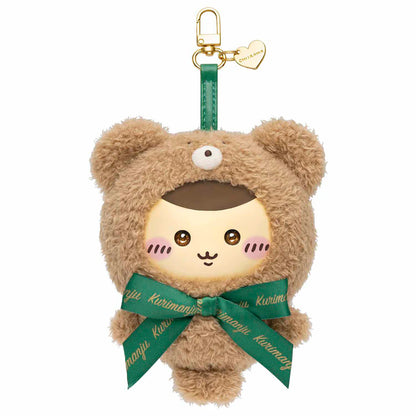 [Pre-order] Japan ChiiKawa Kiramekko Teddy Bear Series | ChiiKawa Hachiware Usagi Momonga Kurimanju Rakko Cute Plush Doll with Plastic Face Keychain - Kawaii items Room Decoration Doll