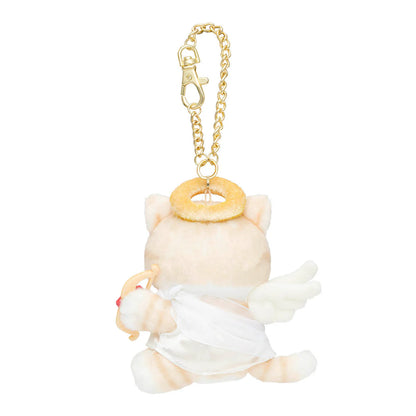 Japan Mofusand | Mofusand Cat Cupid Angel Cat Plush Doll Keychain - Kawaii items Room Decoration Doll