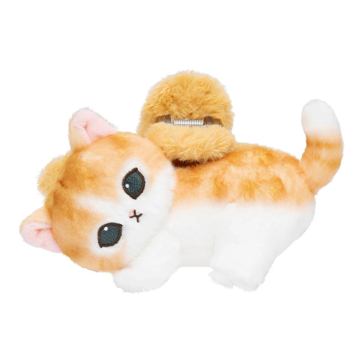 Japan Mofusand | Mofusand Cat Orange Cat and Siamese Cat Plush Doll Hair Clip - Kawaii items Room Decoration Doll