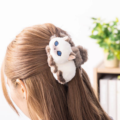 Japan Mofusand | Mofusand Cat Orange Cat and Siamese Cat Plush Doll Hair Clip - Kawaii items Room Decoration Doll