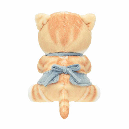 Japan Mofusand | Mofusand Cat Holding Coffee Cup and Donuts Desktop Hanging Plush Doll - Kawaii items Room Decoration Doll