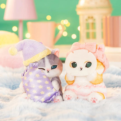 Japan Mofusand Relaxing at Home Series | Mofusand Cat Using Face Mask and Sleep Cute Plush Doll Keychain - Kawaii items Room Decoration Doll