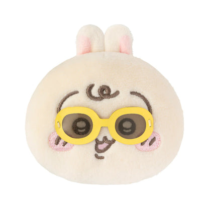 Japan ChiiKawa Baby Series | ChiiKawa Hachiware Usagi Cute Baby Wearing Sunglasses Plush Doll Badge Set - Kawaii items Room Decoration Doll