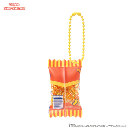 Japan ChiiKawa Kiramekko X Sanrio Series | ChiiKawa Hachiware Usagi Momonga Shisa Crab Cute Supermarket Shaka Shaka Snack Keychain - Kawaii items Room Decoration