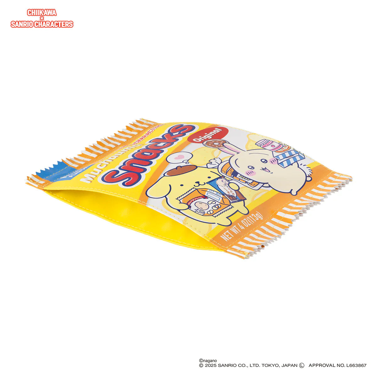 Japan ChiiKawa Kiramekko X Sanrio Series | Hachiware Usagi Cute Supermarket Snack Pouch - Kawaii items Room Decoration