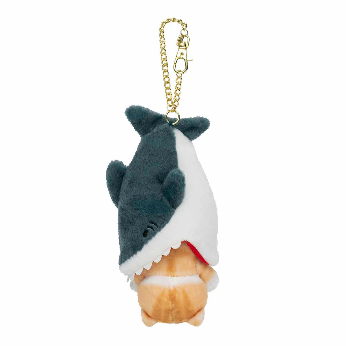 Japan Mofusand | Mofusand Cat in Shark and Shrimp Fly Cute Plush Doll Retractable Keyring - Kawaii items Room Decoration Doll