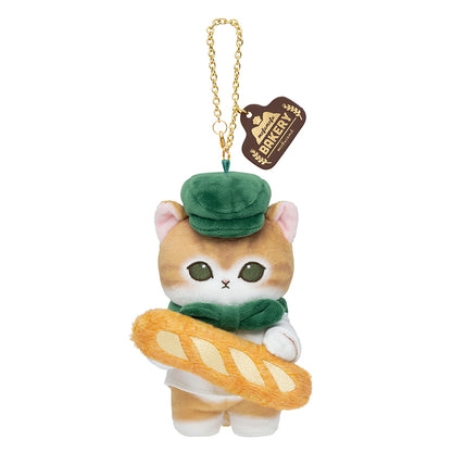 Mofusand Bakery Series | Mofusand Cat with Bread and Jam Cute Mascot Plush Doll Keychain and Doll Bag - Kawaii items Room Decoration Doll