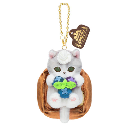 Mofusand Bakery Series | Mofusand Cat with Bread and Jam Cute Mascot Plush Doll Keychain and Doll Bag - Kawaii items Room Decoration Doll