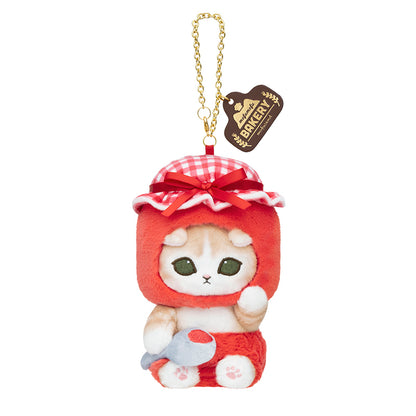 Mofusand Bakery Series | Mofusand Cat with Bread and Jam Cute Mascot Plush Doll Keychain and Doll Bag - Kawaii items Room Decoration Doll