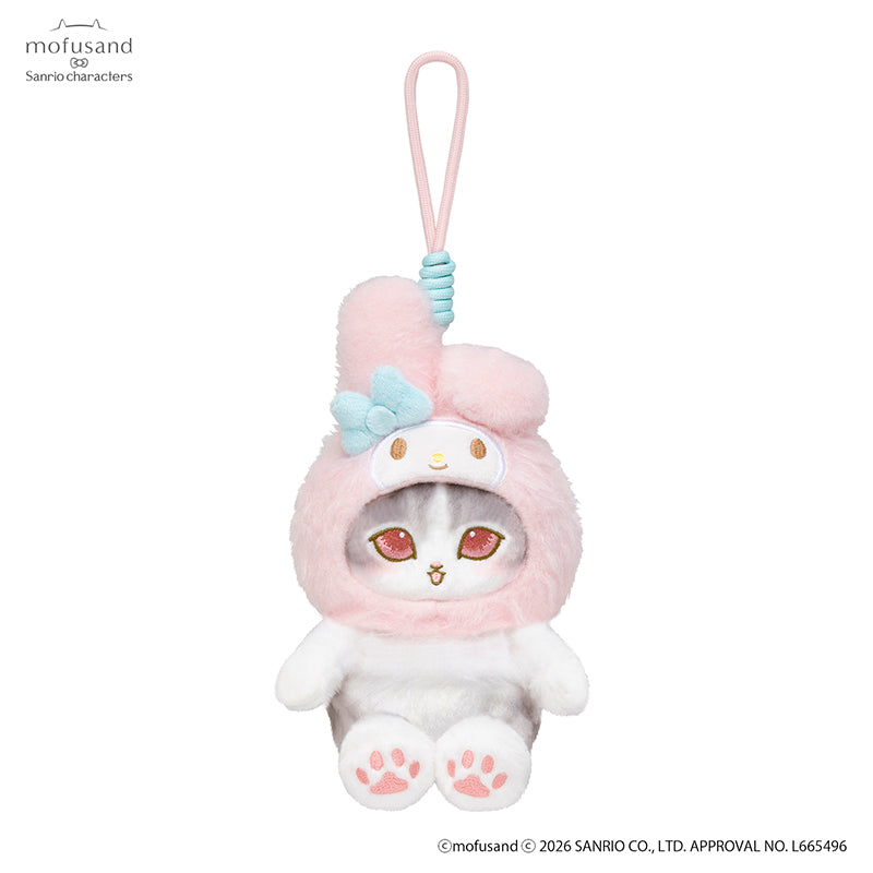 Mofusand X Sanrio Series | Mofusand Cat Crossover Sanrio Characters Cute Mascot Plush Doll Keychain - Kawaii items Room Decoration Doll