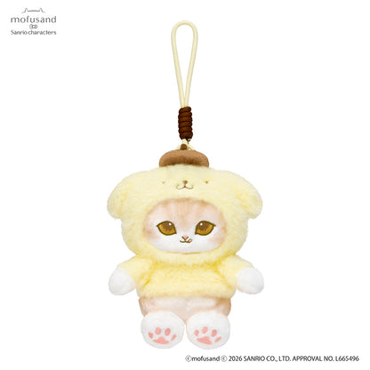 Mofusand X Sanrio Series | Mofusand Cat Crossover Sanrio Characters Cute Mascot Plush Doll Keychain - Kawaii items Room Decoration Doll