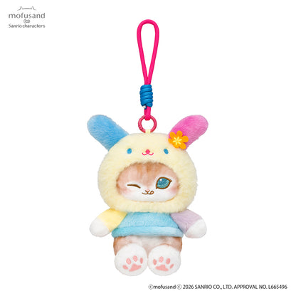 Mofusand X Sanrio Series | Mofusand Cat Crossover Sanrio Characters Cute Mascot Plush Doll Keychain - Kawaii items Room Decoration Doll
