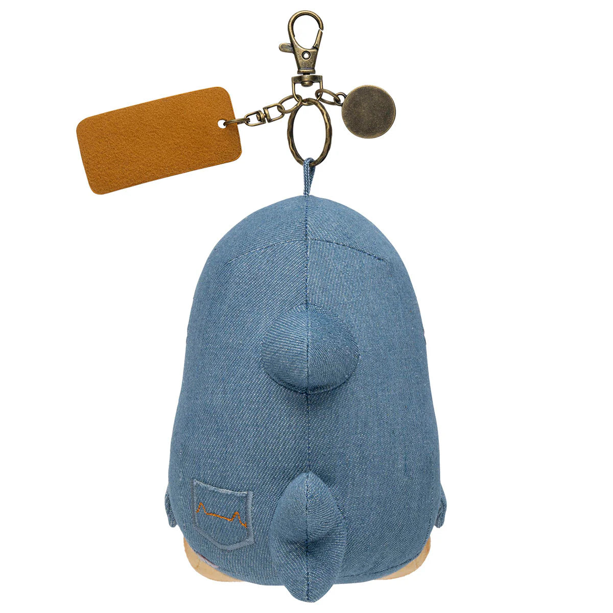 Japan Mofusand Sea Animals Series | Mofusand Cat in Denim Shark Costume Cute Plush Doll Keychain - Kawaii items Room Decoration Doll