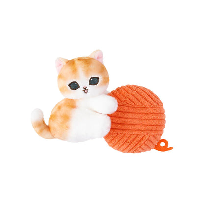 Japan Mofusand | Mofusand Cat with Yarn Measuring Tape Plush Doll - Kawaii items Room Decoration Doll