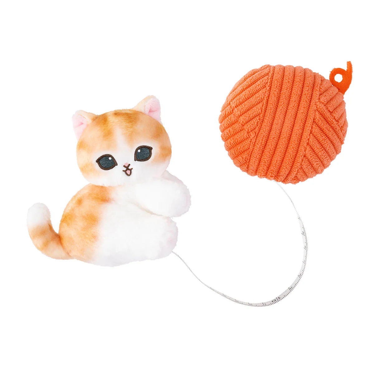 Japan Mofusand | Mofusand Cat with Yarn Measuring Tape Plush Doll - Kawaii items Room Decoration Doll