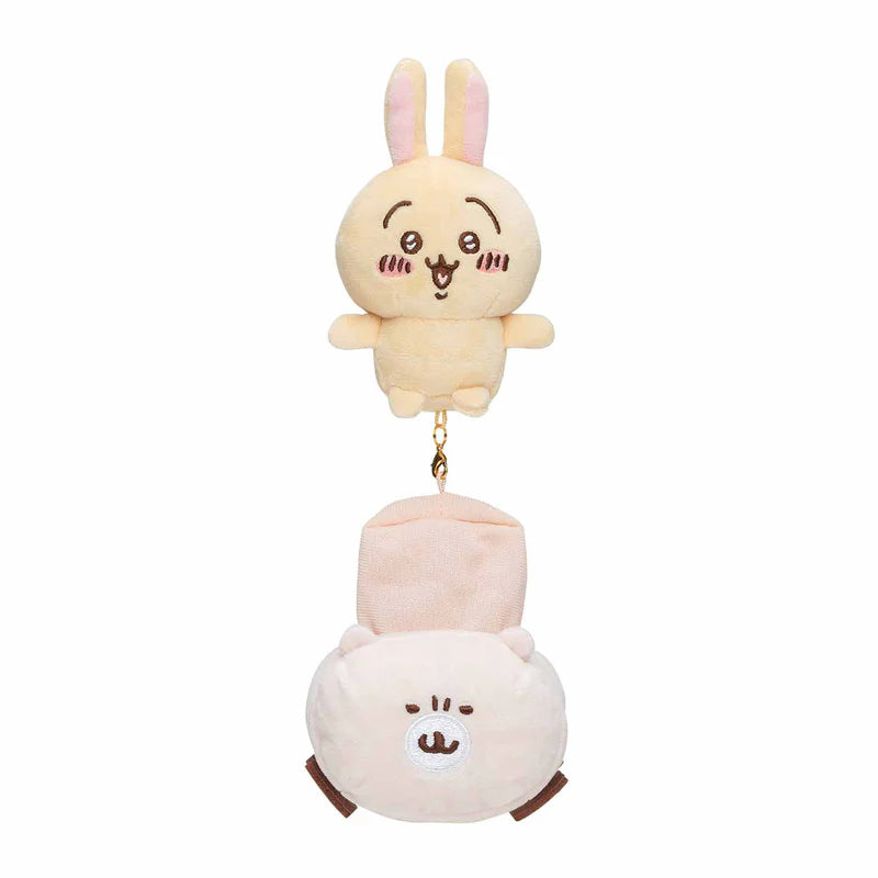 Japan ChiiKawa Let's go for a drive! | ChiiKawa Hachiware Usagi - Mini Plush Doll 10cm Keychain