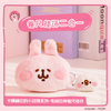 カナヘイ X ミニソ | ぬいぐるみメジャー うさぎ ぴすけ ピンクのうさぎ 白いとり - かわいいアイテム 部屋の装飾