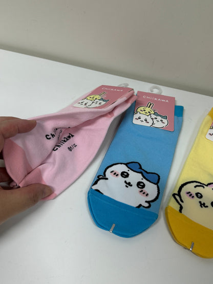 ChiiKawa X Miniso | ChiiKawa Hachiware Usagi Socks - Kawaii items Room Decoration doll