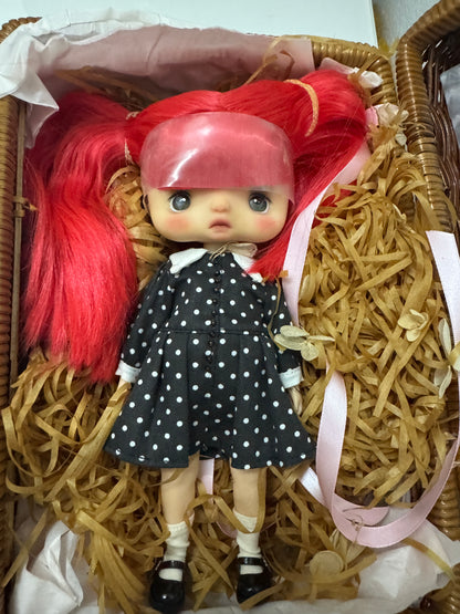 China Artist Bokka - One off Normal Skin Red Hair Hand Print - Doll Show Limited NEW Artist Doll like Holala