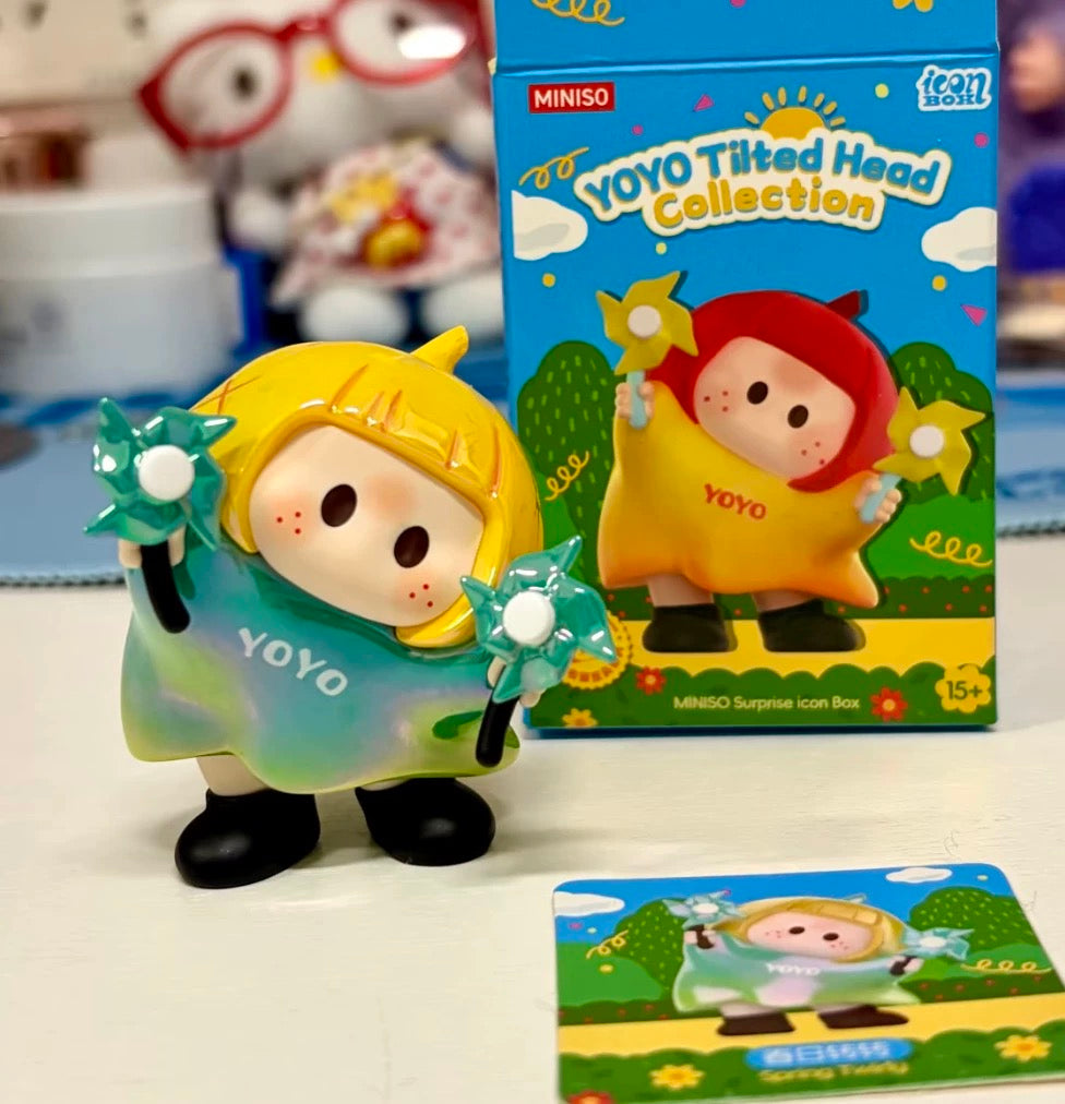 YOYO Chan Mini Figure Part 1 | YOYO Tilted Head Collection - Collectable Toys Mystery Blind Box