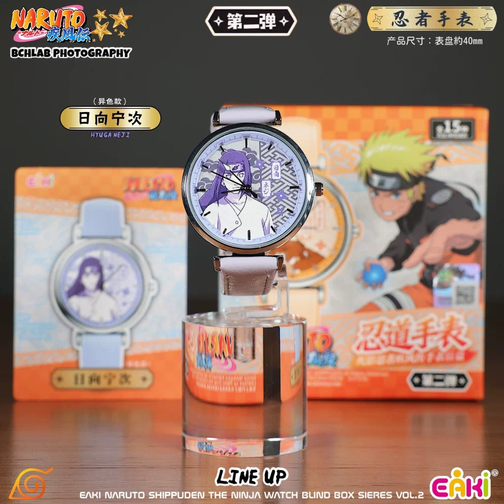 Eaki X Naruto Ninja Part 2 Watch Accessories Series | Naruto Shippuuden Naruto Sasuke Sakura Kakashi Gaara Neji Hinata Itachi Uchiha Madara Obito - Watch Collectable Toys Mystery Blind Box