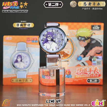 Eaki X Naruto Ninja Part 2 Watch Accessories Series | Naruto Shippuuden Naruto Sasuke Sakura Kakashi Gaara Neji Hinata Itachi Uchiha Madara Obito - Watch Collectable Toys Mystery Blind Box
