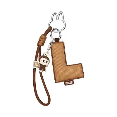 Popmart The Monster Pin For Love Series Limited Edition | Letter Pendant A-M with Pins Keychain - 10cm Kasing Lung Zimomo Labubu Toy Collection