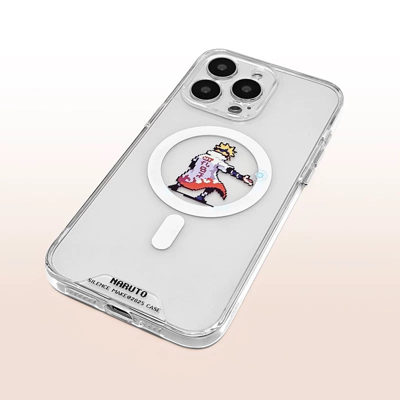 Japanese Anime Naruto Ninja | Magnetic Clean Case Namikaze Minato - iPhone Case PLUS 12 13 14 15 16 16e Pro Promax