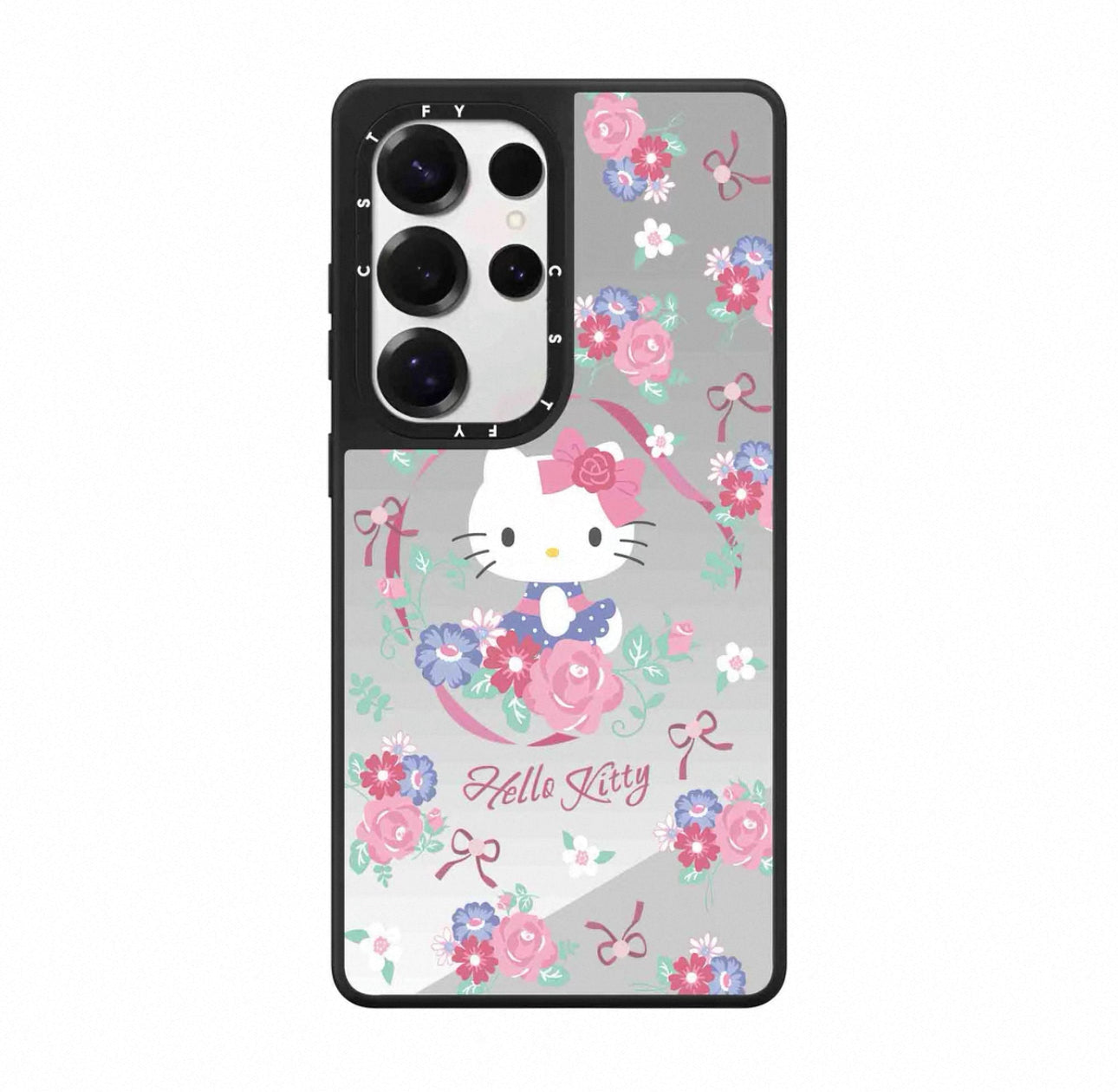 Cute Cartoon Spring Flower | Hello Kitty Kuromi - Phone Case Samsung Galaxy S25 S24 S23 Ultra KawaiiGiftLand