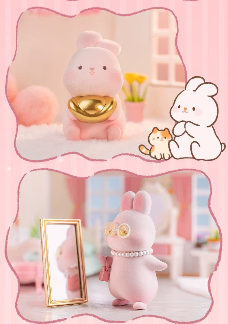 Momo with Bunny Kawaii Lovely Characters | Momo Bunny Daily - Toy Collection Mystery Blind Box