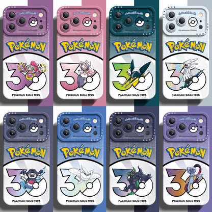 Japanese Cartoon Pokemon Silicone Case Pokemon 30 Anniversary Version Part27 | Hoopa Diancie Vikavolt Silvally Mr. Rime Frosmoth Grimmsnarl Sneasler 8 Styles - Phone Case Samsung Galaxy S26 S25 S24 S23 FE Ultra Edge