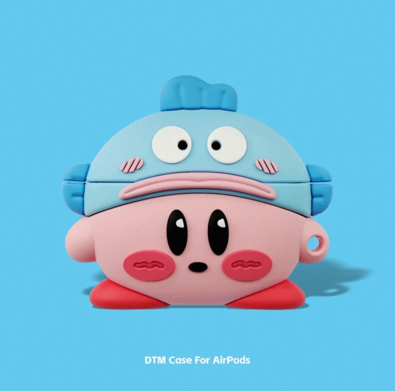 Japanese Cartoon Kirby Adventure | Cosplay Part 1 Chef Buger Shark Hangyodon Jigglypuff - AirPods AirPodsPro AirPods3 AirPods4 Case KawaiiGiftLand