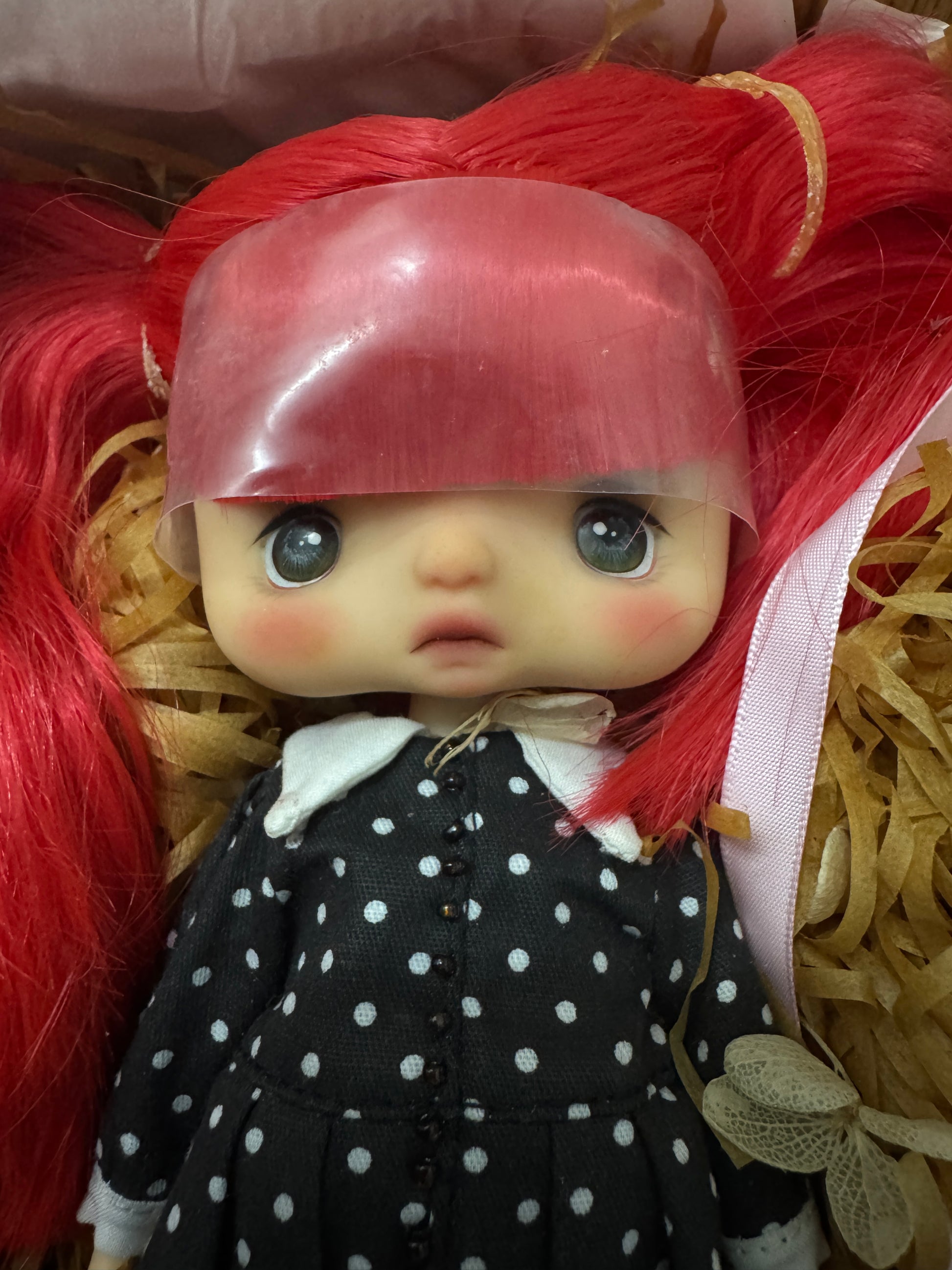 China Artist Bokka - One off Normal Skin Red Hair Hand Print - Doll Show Limited NEW Artist Doll like Holala