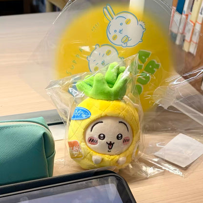ChiiKawa X Miniso Fruit Market Series Fruit Market Become Fruit Plush Doll Keychain | ChiiKawa Hachiware Usagi Momonga - Kawaii Items Room Decoration doll