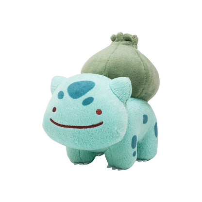 Japan Cartoon Pokemon Center Ditto Crossover | Pikachu Charmander Squirtle Bulbasaur Clefairy Pippi - Mascot Plush Doll Mini Plush Doll Keychain